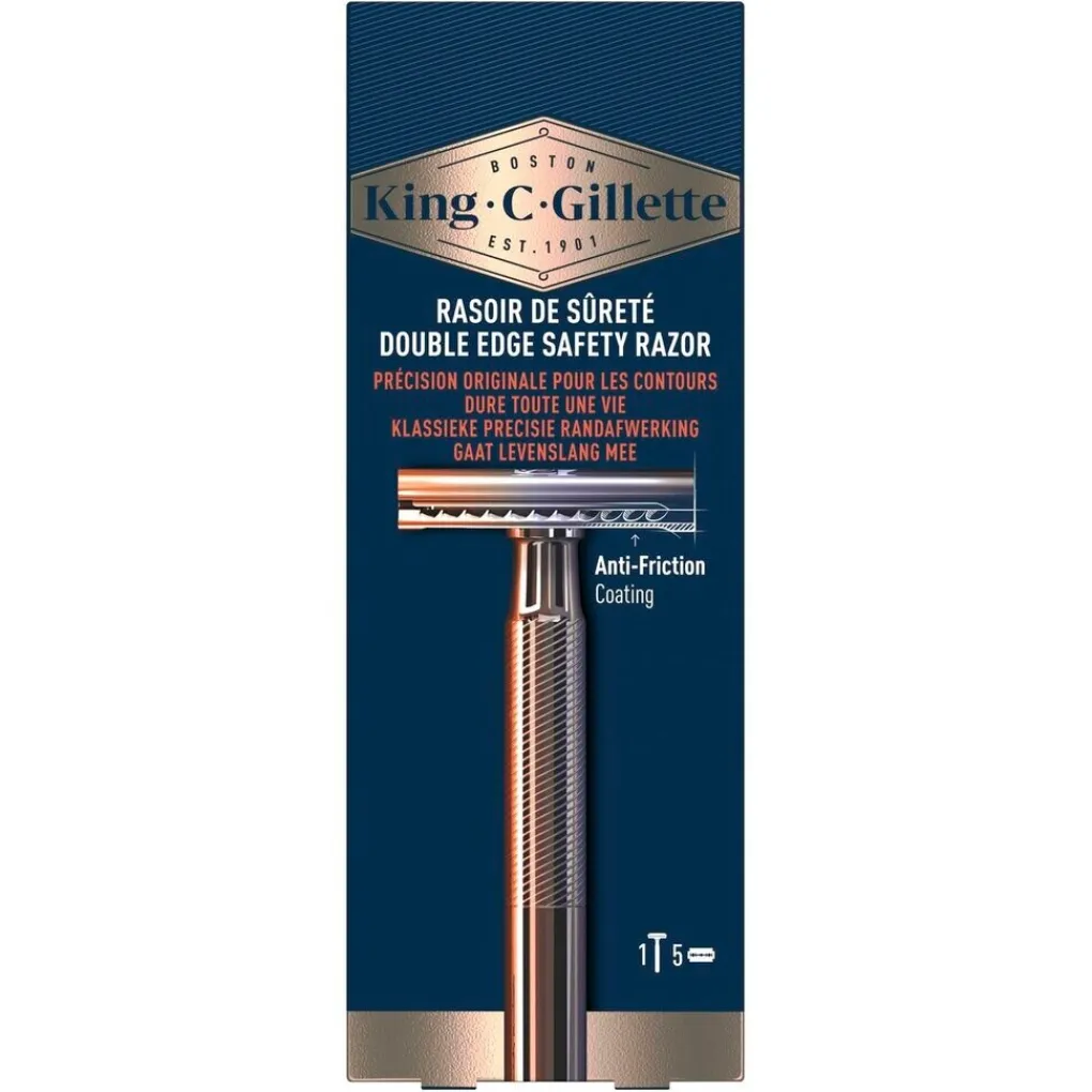 Heren King C Scheerapparaten>. Gillette Double Edge Safety Razor Scheerapparaat