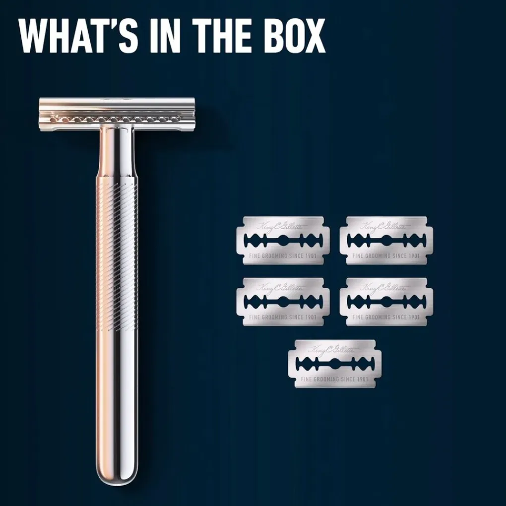 Heren King C Scheerapparaten>. Gillette Double Edge Safety Razor Scheerapparaat