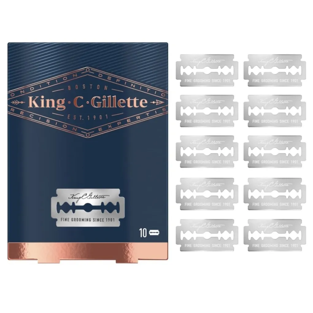 Heren King C Scheermesjes>. Gillette Double Edge Razor Scheermesjes