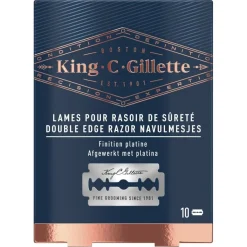 Heren King C Scheermesjes>. Gillette Double Edge Razor Scheermesjes