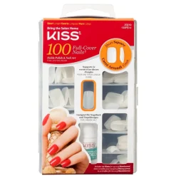 Kiss Nagelverzorging>Full Cover Short Square Kunstnagels