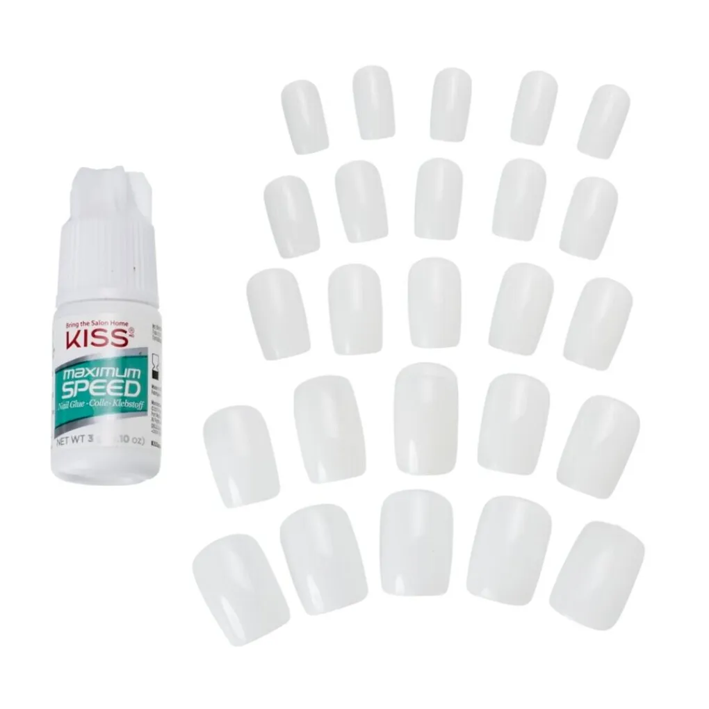 Kiss Nagelverzorging>Full Cover Short Square Kunstnagels