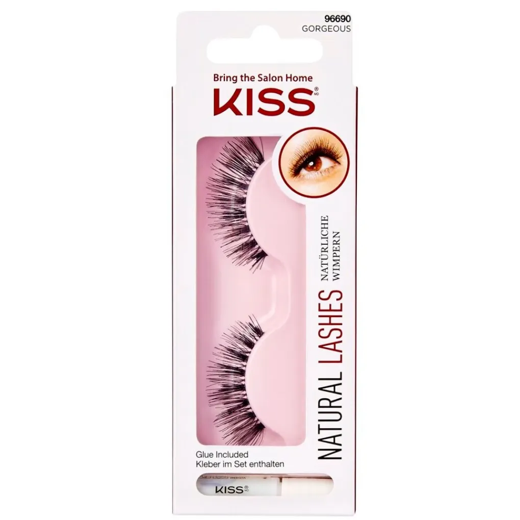 Kiss Nepwimpers>Natural Lashes 04C 96690 Gorgeous Kunstwimpers