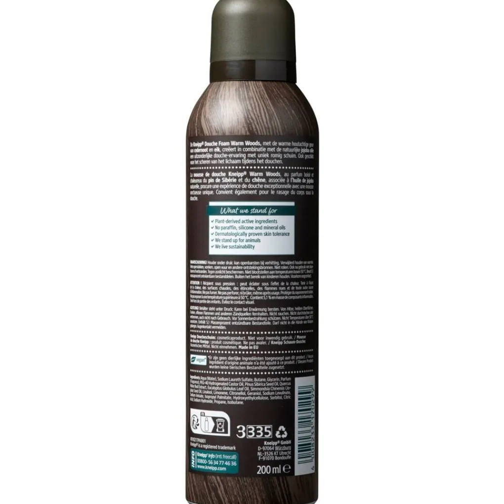 Kneipp Men Doucheschuim>Warm Woods Douchefoam