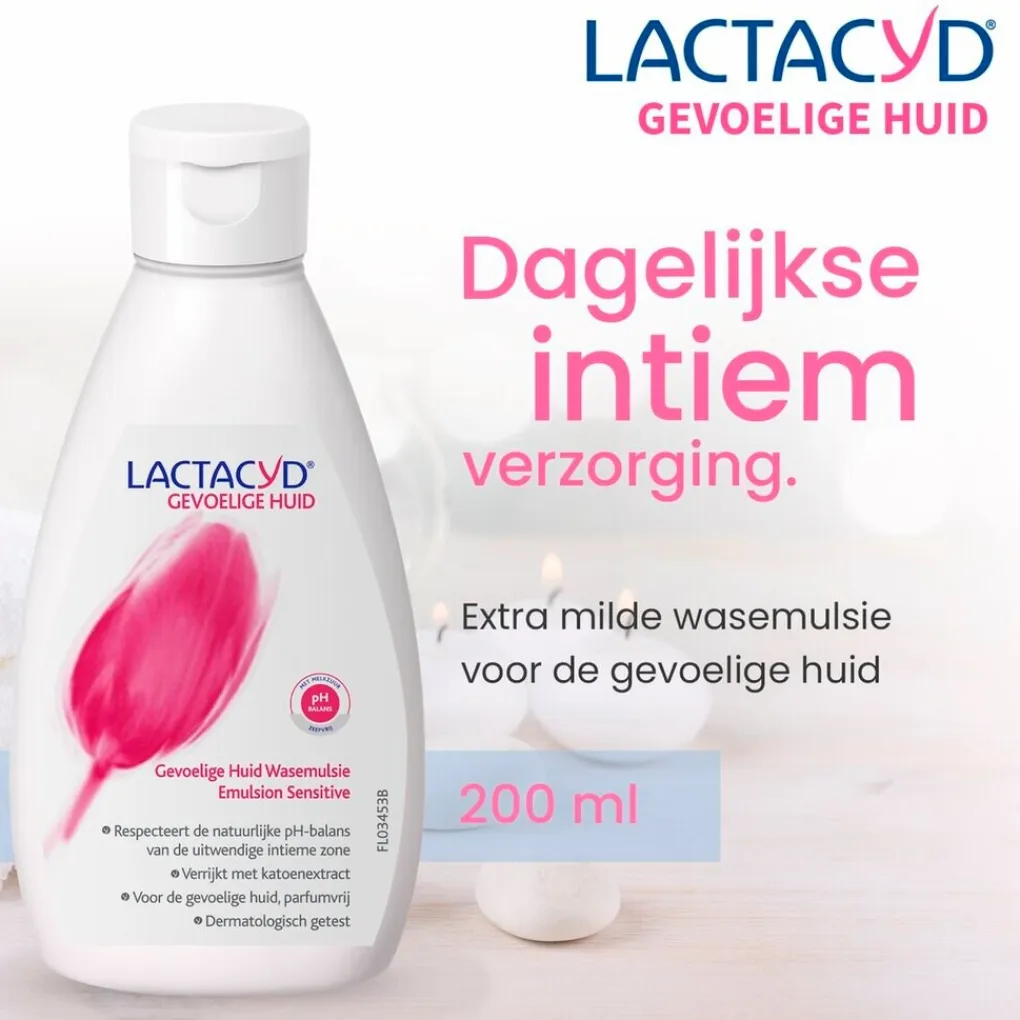 Lactacyd Intieme Hygiëne>Wasemulsie voor de Gevoelige Huid