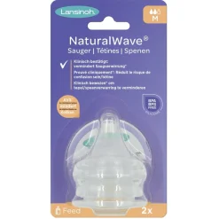 Lansinoh Flessenspenen>Natural Wave Medium Flesspeen