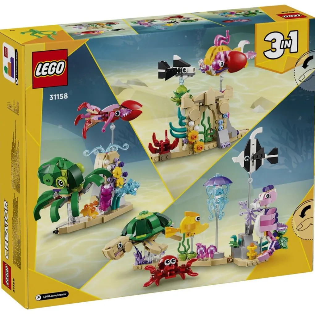 LEGO Creator Lego>31158 3-in-1 Zeedieren