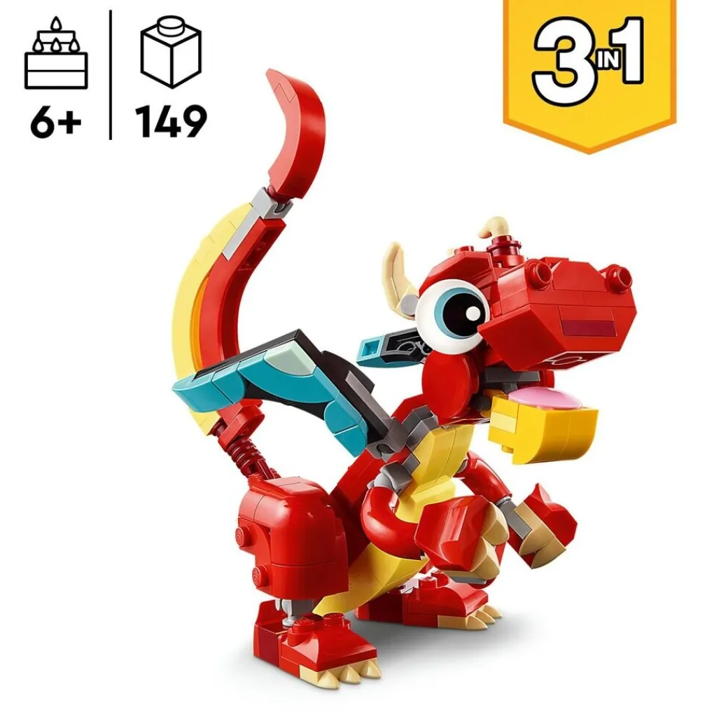LEGO Creator Lego>31145 Rode Draak