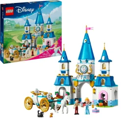 LEGO Disney Speelfiguren En Speelsets|Lego>43275 Assepoesters Kasteel en Paardenkoets