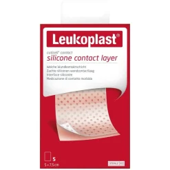 Leukoplast Bandages En Windsels>Cuticell Contact Zacht Siliconen Wondverband