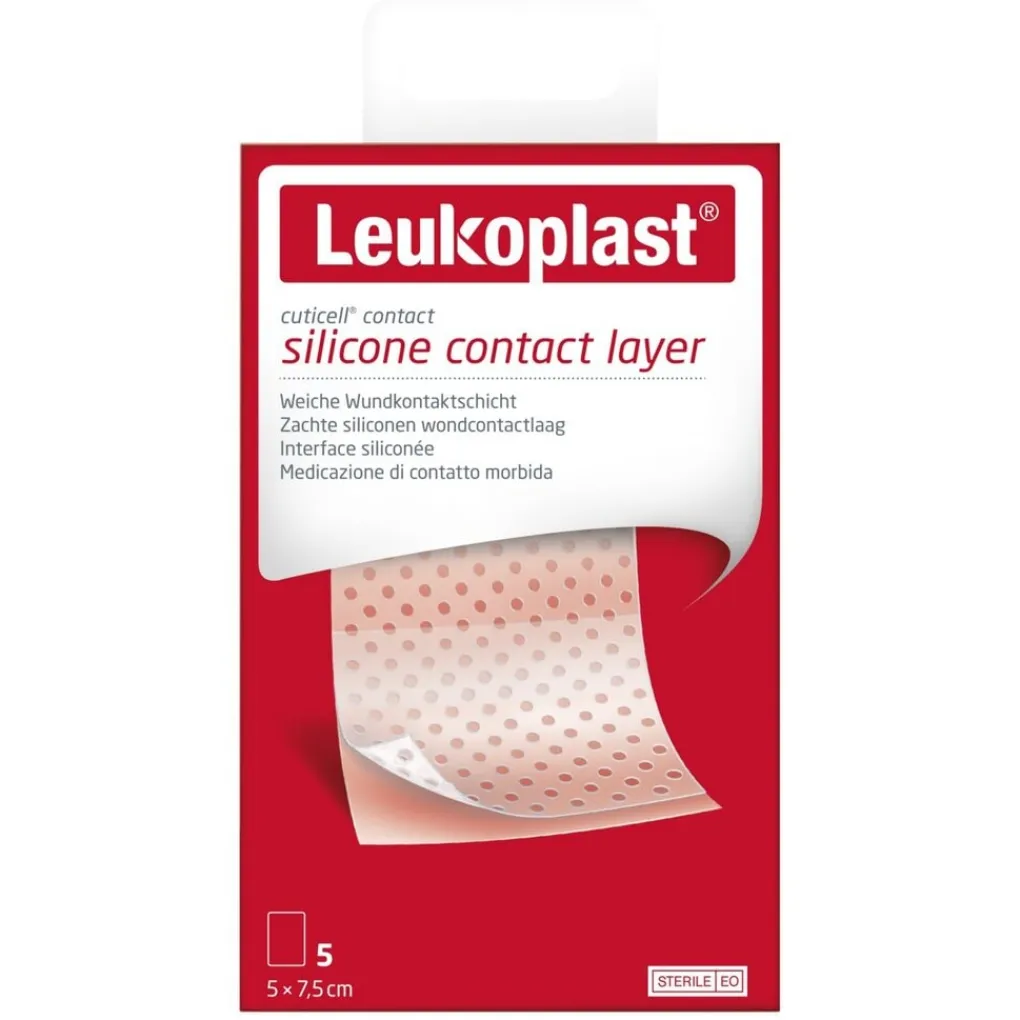 Leukoplast Bandages En Windsels>Cuticell Contact Zacht Siliconen Wondverband