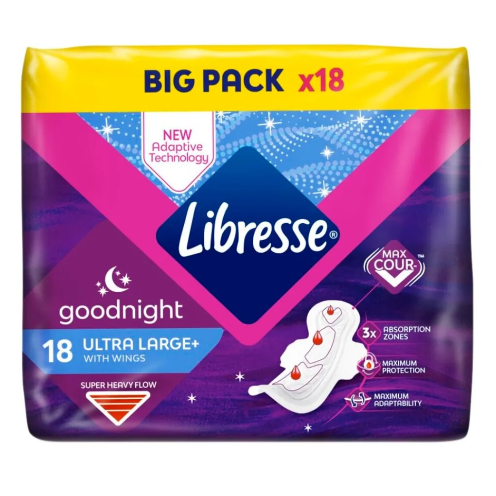 Libresse Maandverband>Ultra Goodnight Maandverband