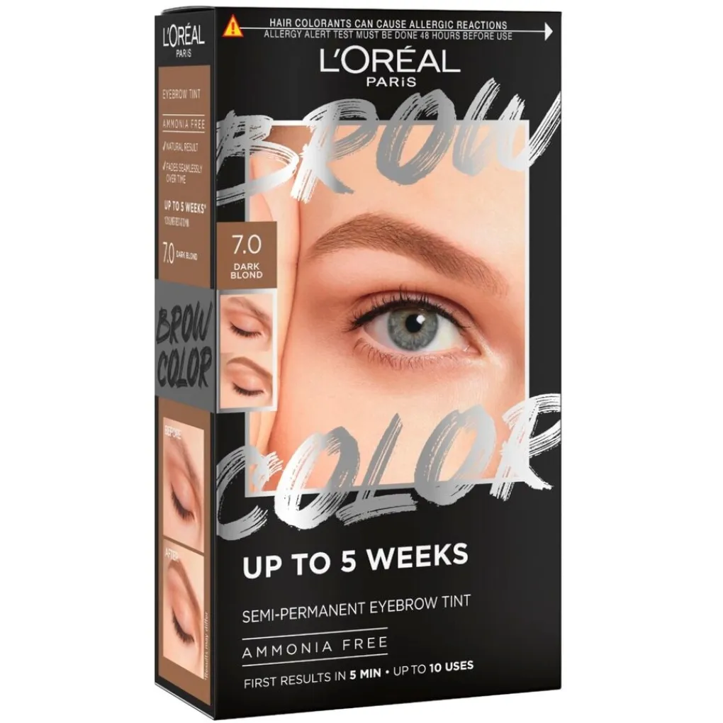 L'Oreal Wenkbrauw Make-Up>L'Oréal Paris 7.0 Dark Blonde Brow Color Wenkbrauwverf