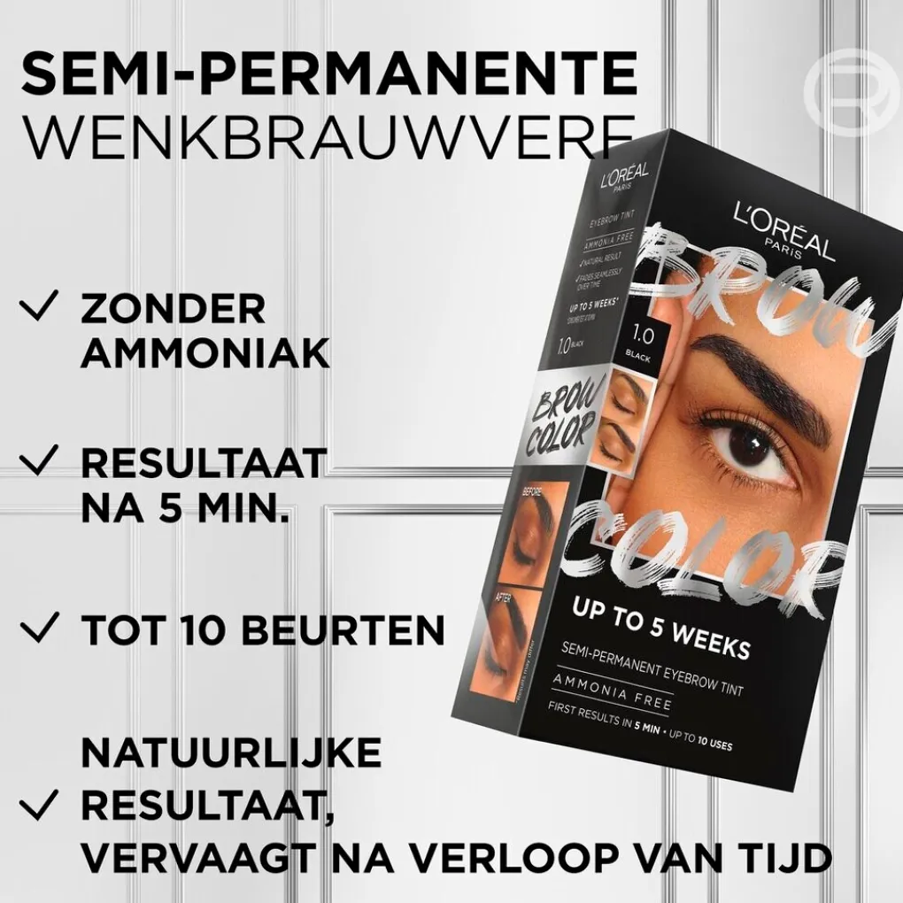 L'Oreal Wenkbrauw Make-Up>L'Oréal Paris 3.0 Dark Brunette Brow Color Wenkbrauwverf