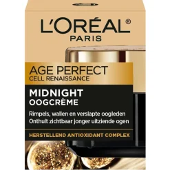 L'Oreal Paris Oogcreme>L'Oréal Paris Age Perefect Midnight Oogcrème
