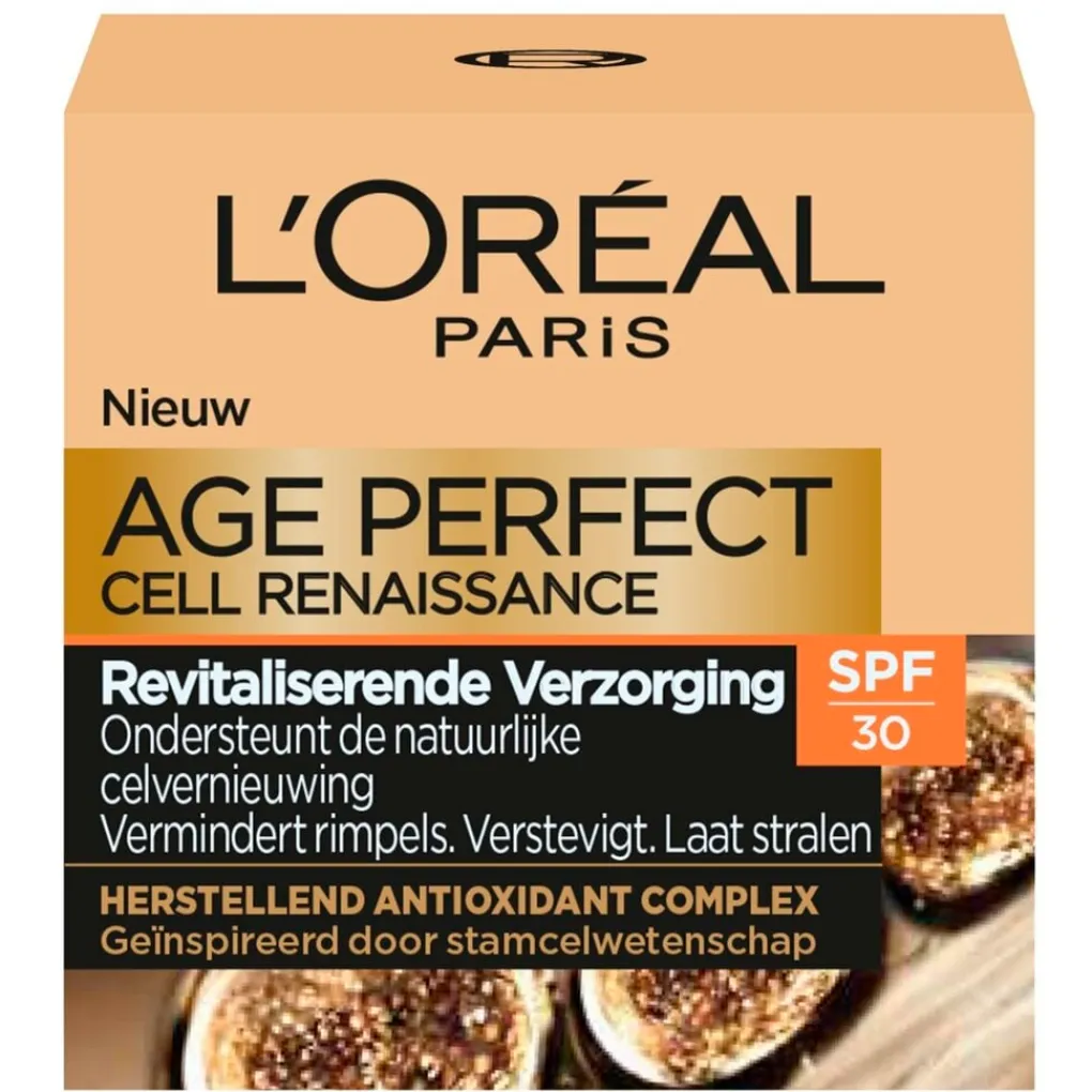 L'Oreal Paris Dagcreme>L'Oréal Paris Age Perfect Cell Renaissance Revitaliserende Verzorging Dagcrème SPF30