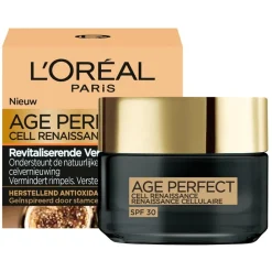 L'Oreal Paris Dagcreme>L'Oréal Paris Age Perfect Cell Renaissance Revitaliserende Verzorging Dagcrème SPF30