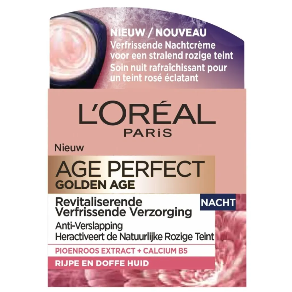 L'Oreal Paris Nachtcreme>L'Oréal Paris Age Perfect Golden Age Anti-Veroudering Nachtcrème
