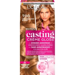 Casting Haarverf>L'Oréal Paris Crème Gloss 700 Middenblond Verzorgende Haarkleuring