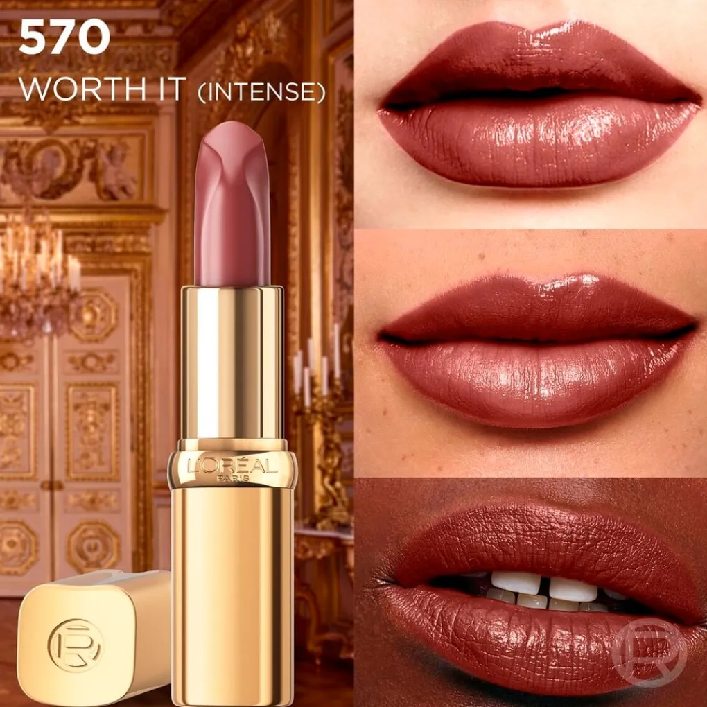 L'Oreal Lipmake-Up>L'Oréal Paris Color Riche 570 Worth It Intense Satin Nude Lippenstift