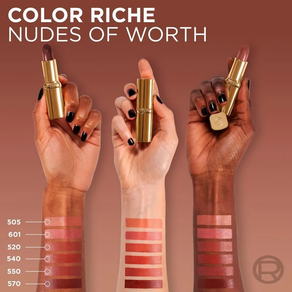 L'Oreal Lipmake-Up>L'Oréal Paris Color Riche Nude Intense 635 Worth It Medium Satin Lippenstift