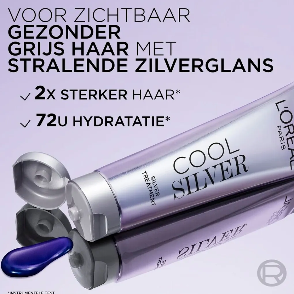 Cool Silver Haarverf>L'Oréal Paris 1 Puur Wit Revitaliserende Zilver Verzorging