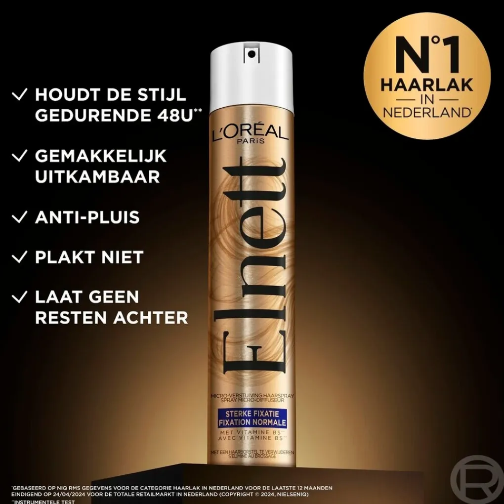 Elnett Haarlak>L'Oréal Paris Satin Sterke Fixatie Haarlak