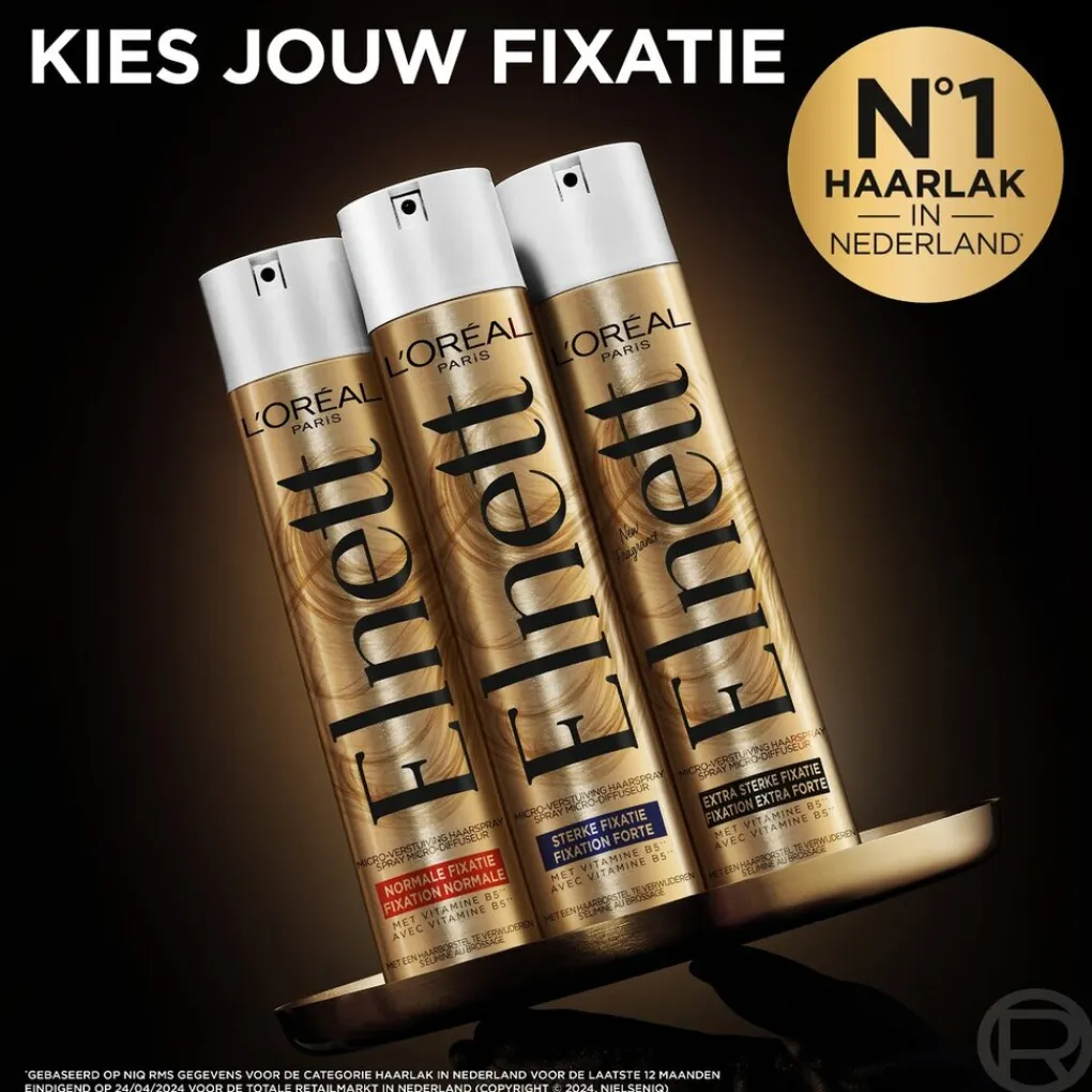 Elnett Haarlak>L'Oréal Paris Satin Sterke Fixatie Haarlak