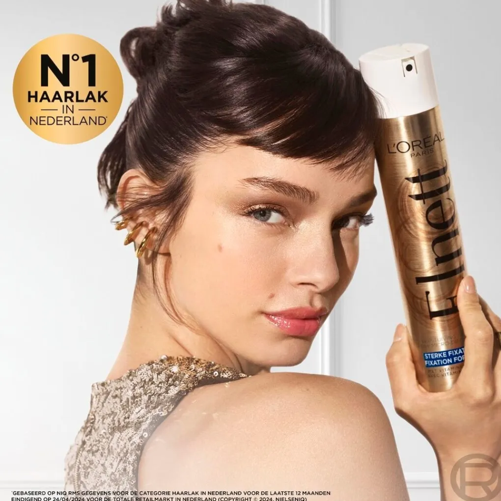 Elnett Haarlak>L'Oréal Paris Satin Sterke Fixatie Haarlak