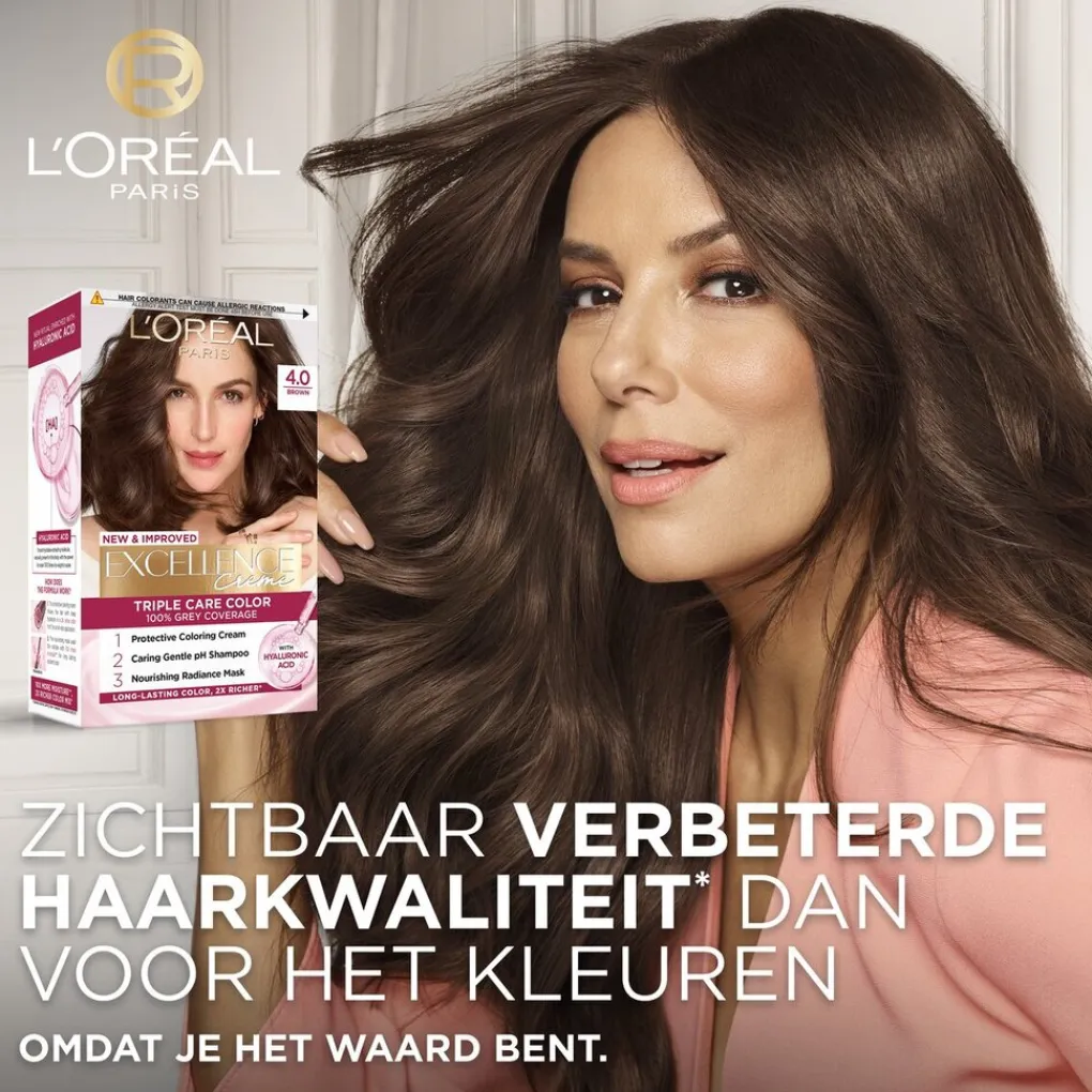 Excellence Haarverf>L'Oréal Paris Crème 7 Middenblond Permanente Haarverf