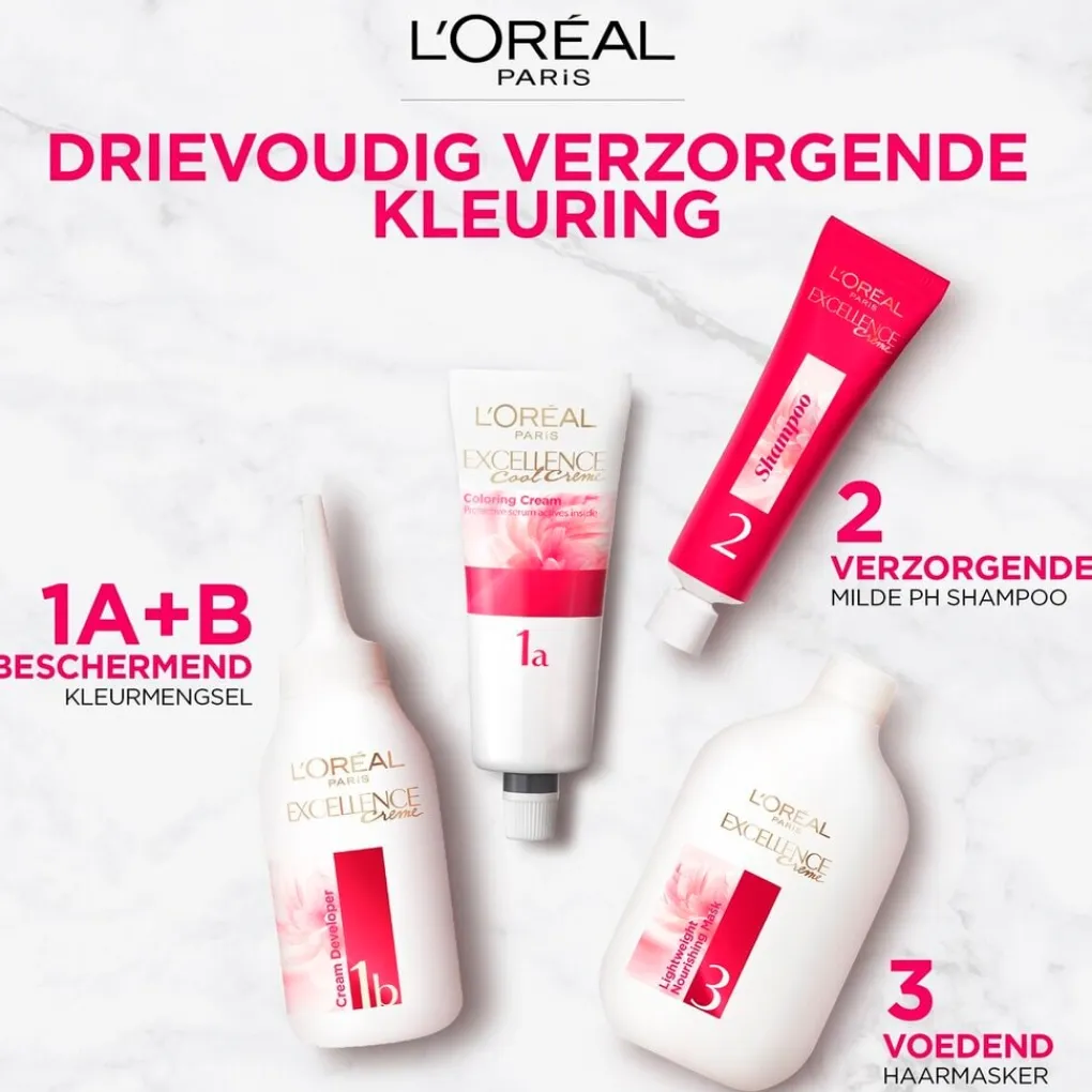 Excellence Haarverf>L'Oréal Paris Crème 9 Zeer Lichtblond Permanente Haarverf