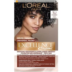 Excellence Haarverf>L'Oréal Paris 1U Nudes Zwart Permanente Haarverf