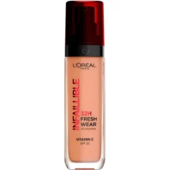 L'Oreal Foundation>L'Oréal Paris Infaillible 300 Amber SPF25 32H Fresh Wear Foundation