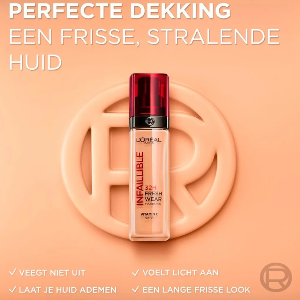 L'Oreal Foundation>L'Oréal Paris Infaillible 10 32H Fresh Wear Foundation