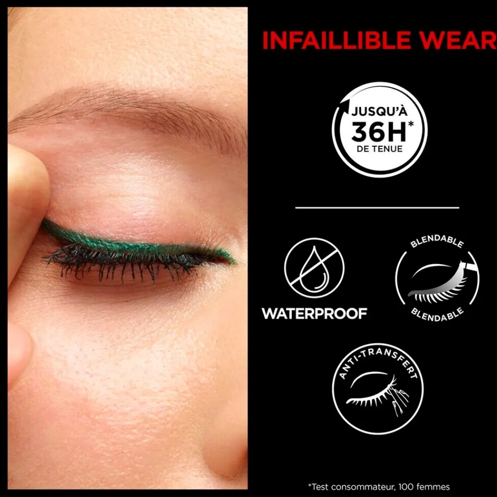 L'Oreal Eyeliner>L'Oréal Paris Infaillible 36H Grip Gel Automatic Intense Black Eyeliner