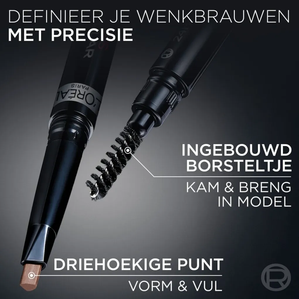 L'Oreal Wenkbrauw Make-Up>L'Oréal Paris Infaillible 24H Brow 3.0 Brunette Filling Triangular Pencil