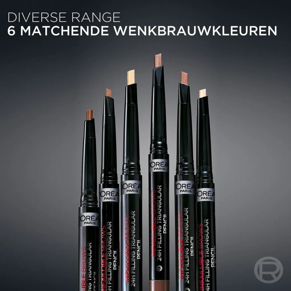 L'Oreal Wenkbrauw Make-Up>L'Oréal Paris Infaillible 24H Brow 3.0 Brunette Filling Triangular Pencil