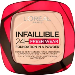 L'Oreal Gezichtspoeder|Foundation>L'Oréal Paris Infaillible 24H Fresh Wear 20 Ivory Foundation in a Powder