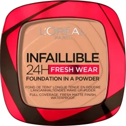 L'Oreal Gezichtspoeder|Foundation>L'Oréal Paris Infaillible 24H Fresh Wear 220 Sand Foundation in a Powder