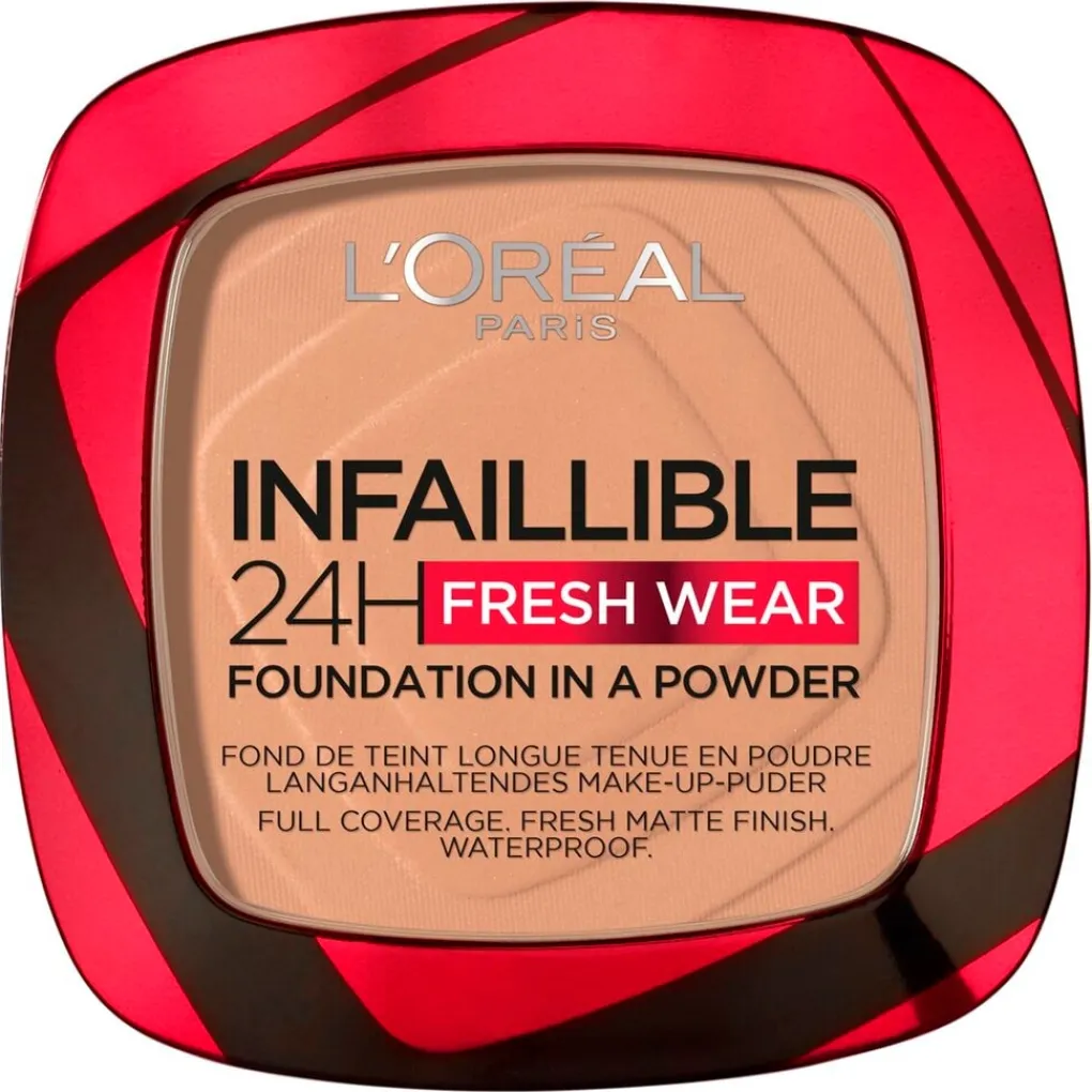 L'Oreal Gezichtspoeder|Foundation>L'Oréal Paris Infaillible 24H Fresh Wear 220 Sand Foundation in a Powder