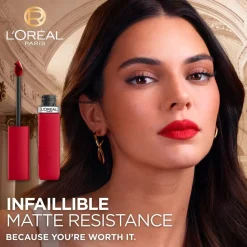 L'Oreal Lipmake-Up>L'Oréal Paris Infaillible Matte Resistance 645 Crush Alert Lipstick