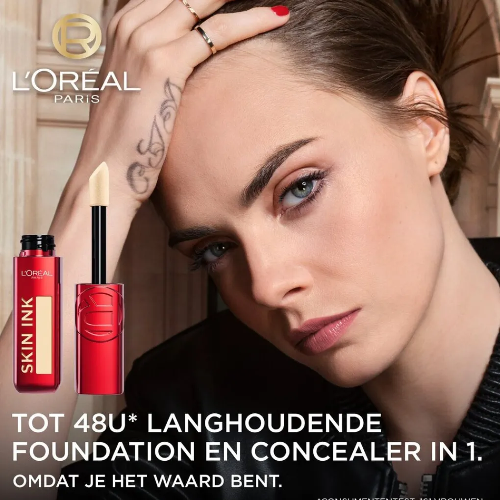 L'Oreal Concealer>L'Oréal Paris Infaillible Skin Ink 15 2-in-1 Foundation & Concealer