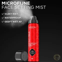 L'Oreal Fixing Sprays>L'Oréal Paris Infaillible 3-Second Setting Mist