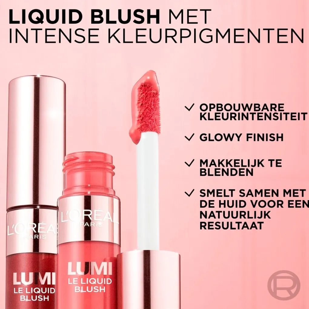 L'Oreal Blush>L'Oréal Paris Lumi Le Liquid 625 Gold Pink Blush