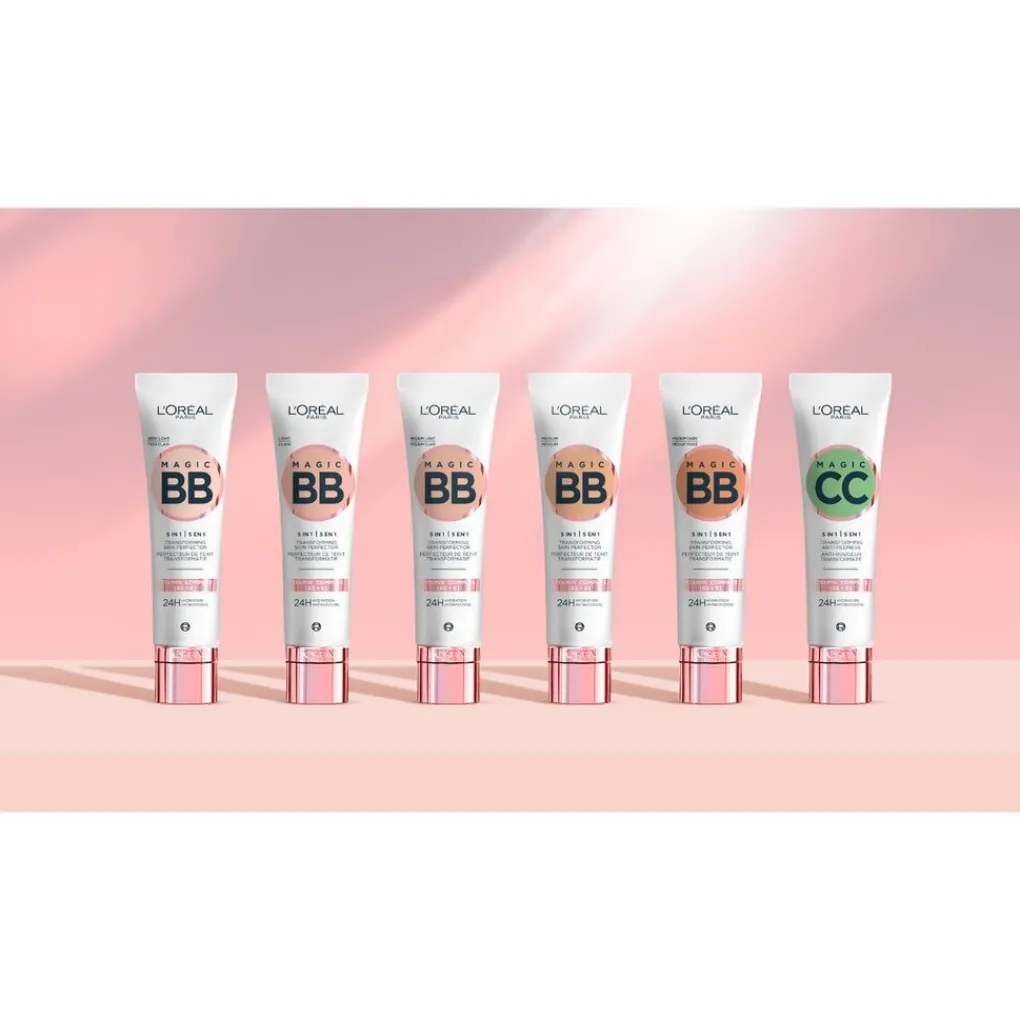 L'Oreal Cc Cream>L'Oréal Paris Magic BB Medium Light 5-in-1 Transforming Skin Corrector