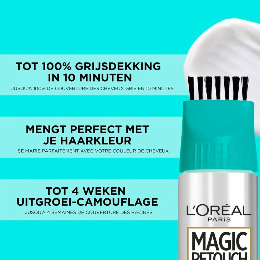 Magic Retouch Haarverf>L'Oréal Paris 3 Donkerbruin Permanente Haarkleuring