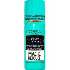 Magic Retouch Haarverf>L'Oréal Paris Zwart Camouflerende Uitgroeispray