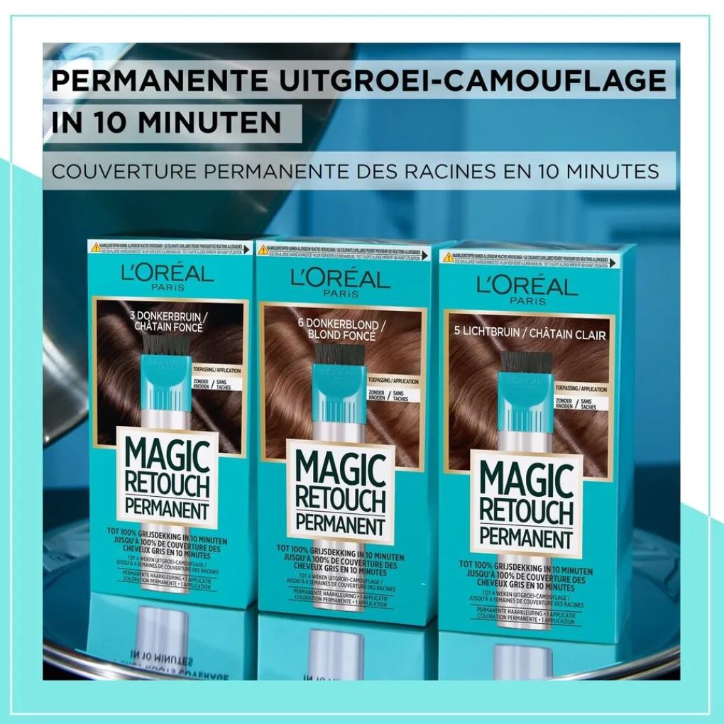 Magic Retouch Haarverf>L'Oréal Paris 6 Donkerblond Permanente Haarkleuring