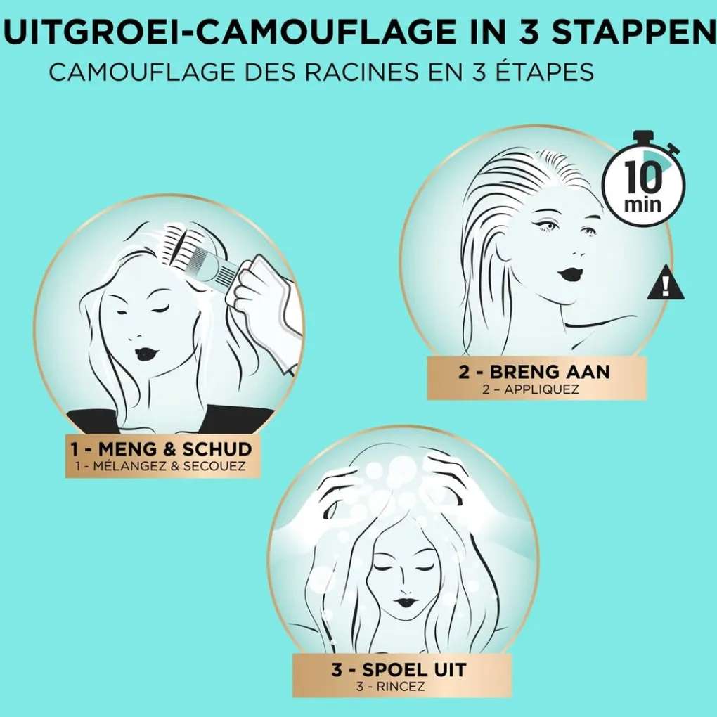 Magic Retouch Haarverf>L'Oréal Paris 6 Donkerblond Permanente Haarkleuring