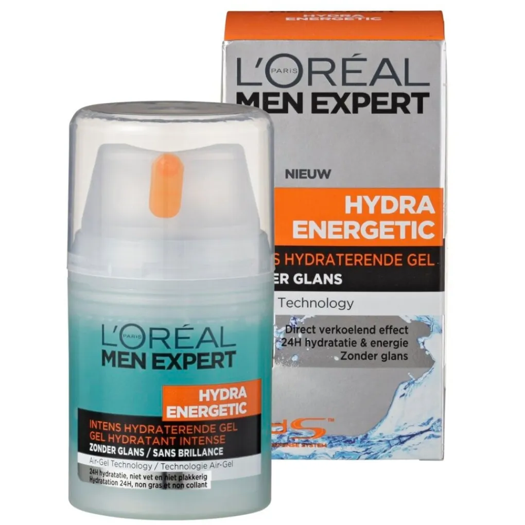 L'Oreal Paris Men Expert Gezichtscreme Mannen>L'Oréal Paris Men Expert Hydra Energetic Intens hydraterende Gezichtsgel